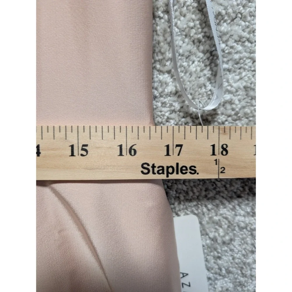 Azazie Kendall + Kyle Wedding Dress Length 63" Dress A14 Rose NWT - Picture 8 of 9